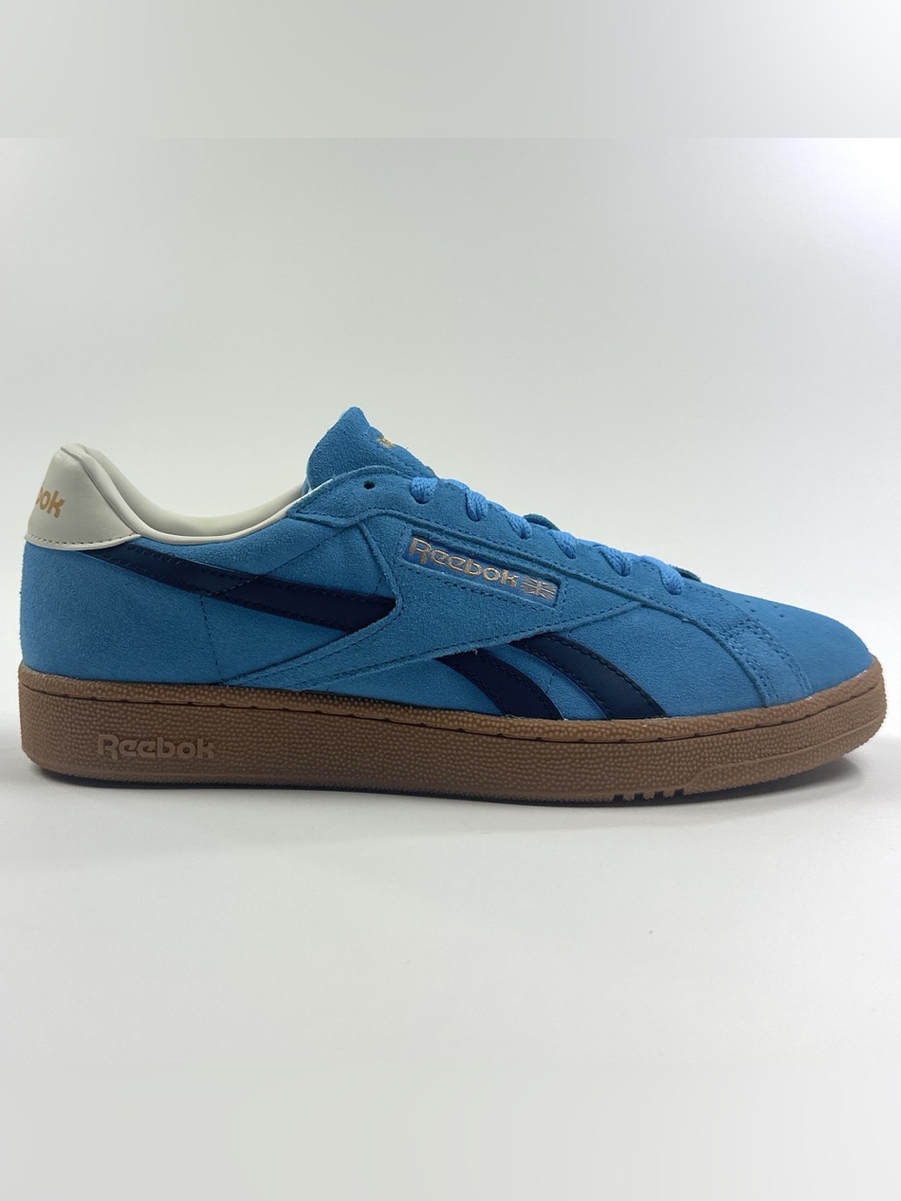 Reebok Classic Club C Grounds UK Blue Mens Shoes Tennis Athletic Low 100221070